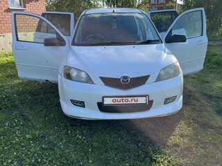 2003 Mazda Demio II (DY), белый, 320000 рублей, вид 1