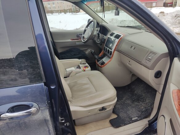 2006 Kia Carnival I Рестайлинг, синий, 780000 рублей - вид 4