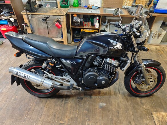 1996 Honda CB 400 Super Four, чёрный, 265000 рублей