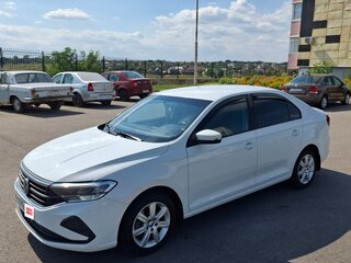 2021 Volkswagen Polo VI, белый, 1300000 рублей, вид 2