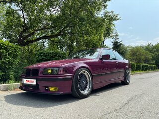 1992 BMW 3 серии 318i III (E36), фиолетовый, 900000 рублей, вид 2