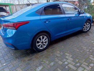 2018 Hyundai Solaris II, синий, 1180000 рублей, вид 4