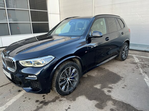 2019 BMW X5 30d IV (G05/G18), чёрный, 5100000 рублей