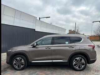 2019 Hyundai Santa Fe IV, бежевый, 3850000 рублей, вид 4