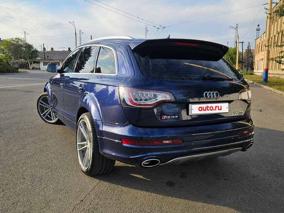 2009 Audi Q7 I (4L) Рестайлинг, синий, 4500000 рублей - вид 4