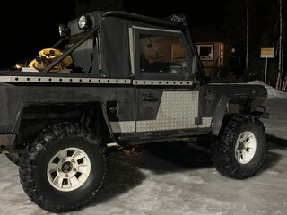 1997 Land Rover Defender 90 I, синий, 1250000 рублей, вид 4