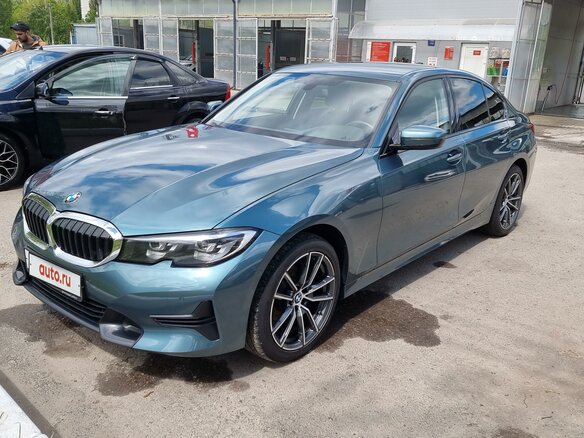 2020 BMW 3 серии 318d VII (G2x), синий, 4099000 рублей - вид 1