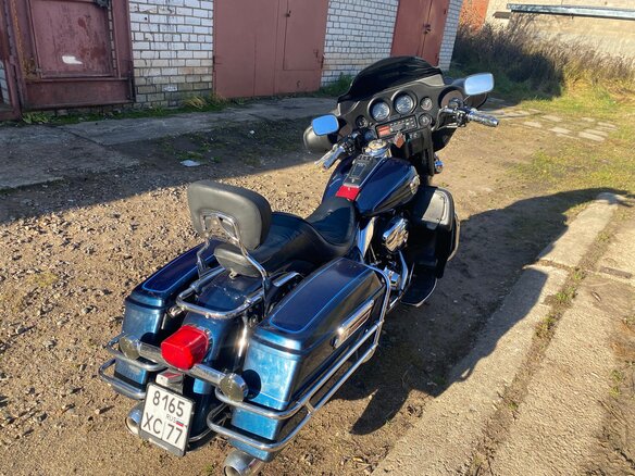 2001 Harley-Davidson Electra Glide, синий, 550000 рублей - вид 3