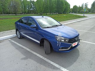 2020 Lada (ВАЗ) Vesta I, синий, 1100000 рублей, вид 4