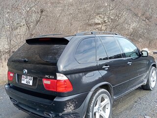 2002 BMW X5 4.6is I (E53), чёрный, 1200000 рублей, вид 5