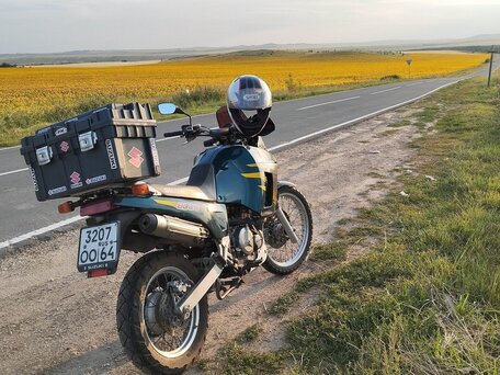 1997 Suzuki DR 800 Big, зелёный, 270000 рублей, вид 3