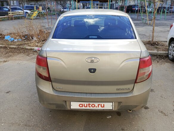 2012 Lada (ВАЗ) Granta I, серый, 370000 рублей - вид 1