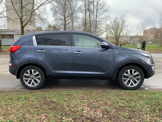 2015 Kia Sportage III Рестайлинг, синий, 1390000 рублей, вид 4