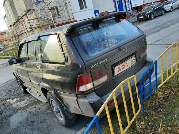 2000 SsangYong Musso I Рестайлинг, чёрный, 390000 рублей - вид 2