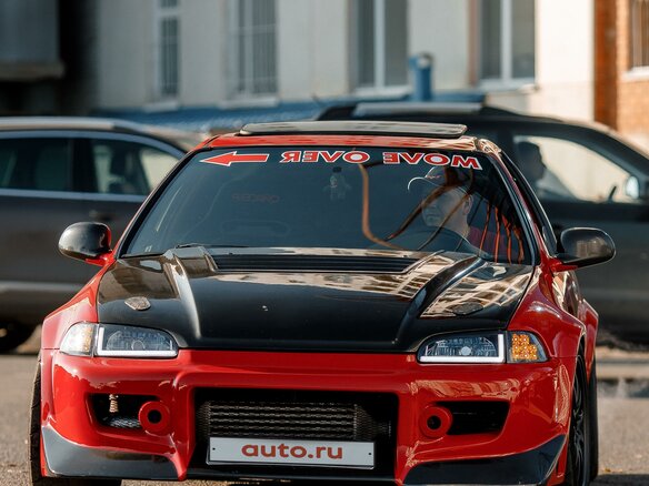 1995 Honda Civic V, красный, 4000000 рублей - вид 5