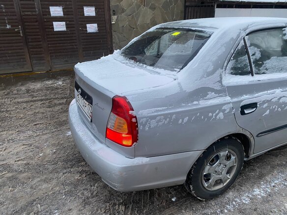 2005 Hyundai Accent ТагАЗ II, серый, 390000 рублей - вид 14
