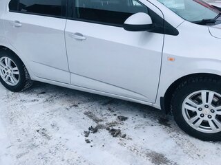 2012 Chevrolet Aveo II, серебристый, 680000 рублей, вид 5