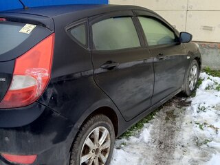 2012 Hyundai Solaris I, чёрный, 505000 рублей, вид 2