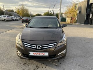 2016 Hyundai Solaris I Рестайлинг, коричневый, 1150000 рублей, вид 1