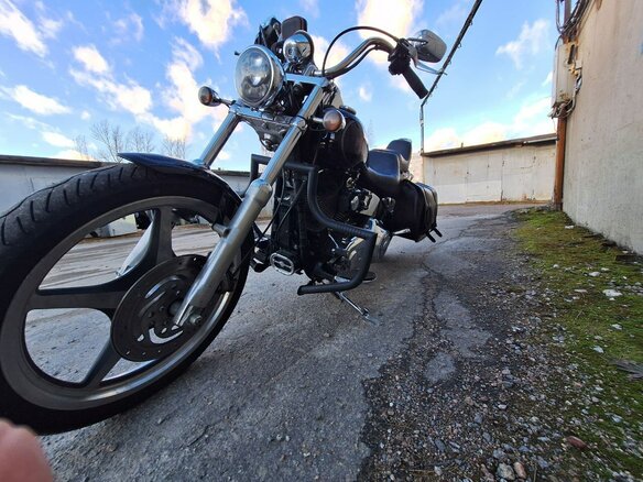 2009 Harley-Davidson Softail Custom, чёрный, 1200000 рублей - вид 3