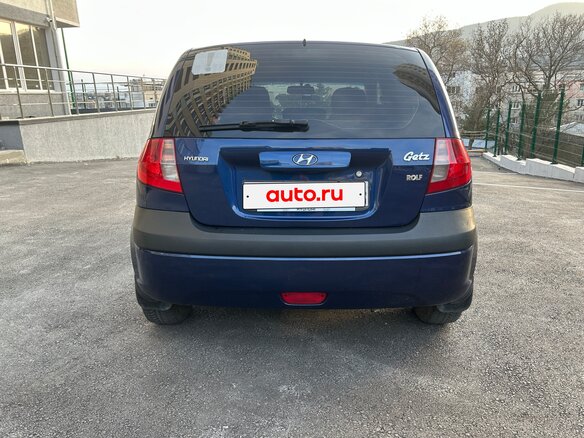 2007 Hyundai Getz I Рестайлинг, синий, 550000 рублей - вид 7