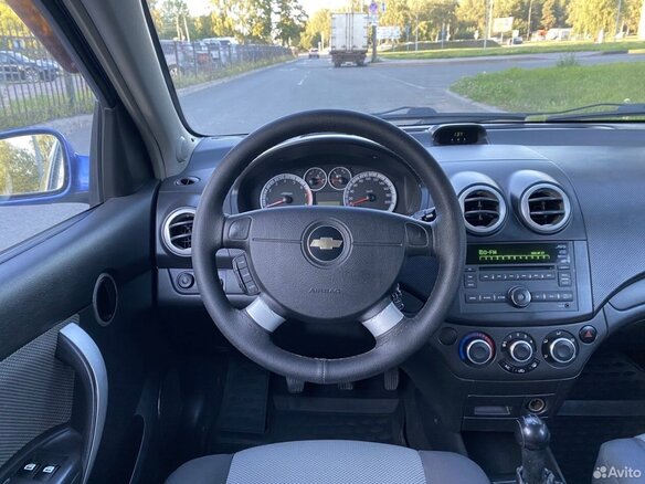 2008 Chevrolet Aveo I Рестайлинг, синий, 450000 рублей - вид 10