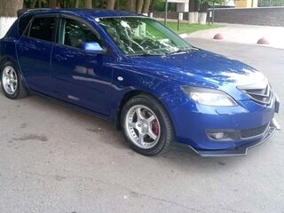2006 Mazda 3 I (BK) Рестайлинг, синий, 600000 рублей, вид 2