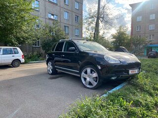 2003 Porsche Cayenne S I (955), чёрный, 1350000 рублей, вид 1
