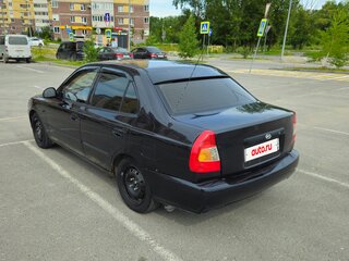 2006 Hyundai Accent ТагАЗ II, чёрный, 180000 рублей, вид 5