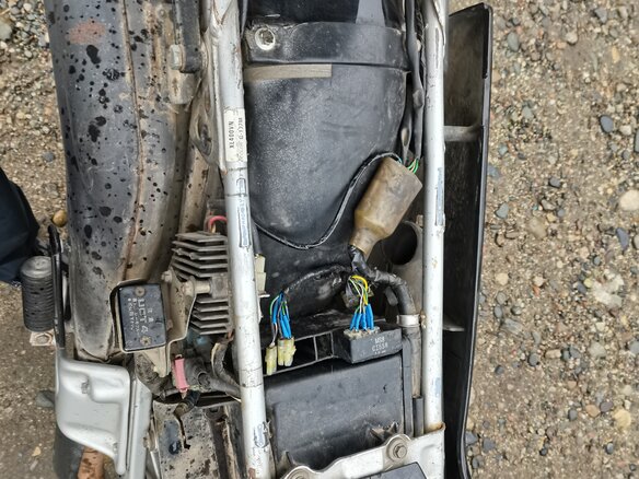 1991 Honda Transalp 400, чёрный, 255000 рублей - вид 13