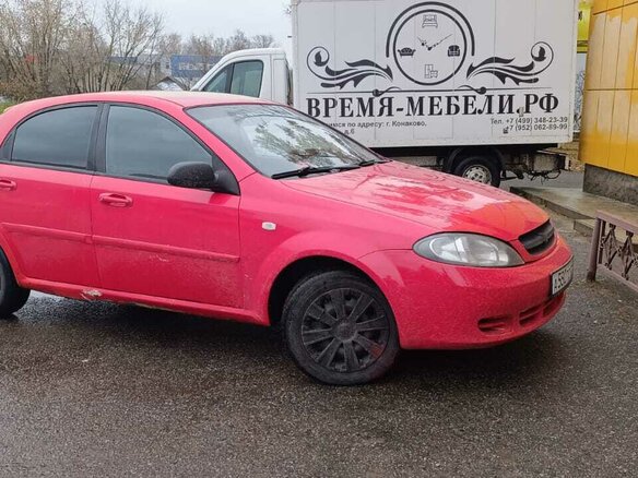 2007 Chevrolet Lacetti I, красный, 250000 рублей - вид 2