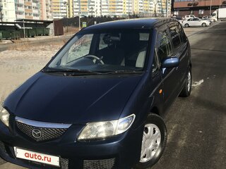 2002 Mazda Premacy I (CP), синий, 410000 рублей, вид 2