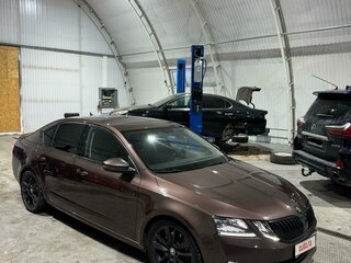 2017 Skoda Octavia III (A7) Рестайлинг, коричневый, 1770000 рублей, вид 1