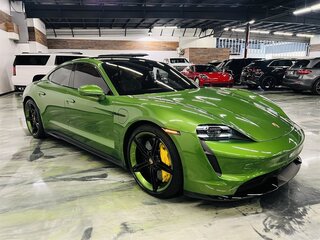 2022 Porsche Taycan Turbo S I, зелёный, 22075248 рублей, вид 2