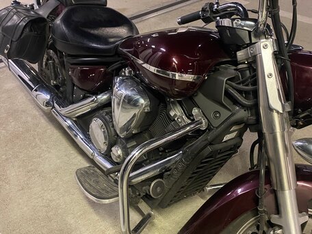 2008 Yamaha XVS1300, красный, 780000 рублей, вид 2