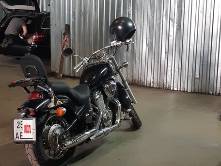 1997 Honda Steed 400, чёрный, 270000 рублей, вид 1