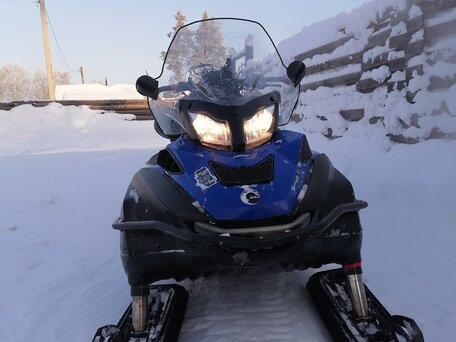 2014 BRP Lynx 69 Yeti Army, синий, 1450000 рублей, вид 1
