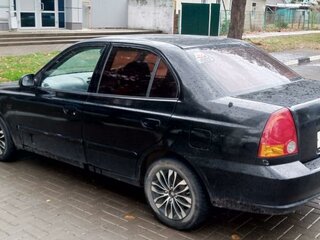 2005 Hyundai Accent II Рестайлинг, чёрный, 430000 рублей, вид 3