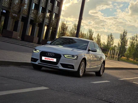 2013 Audi A4 IV (B8) Рестайлинг, белый, 1070000 рублей, вид 1