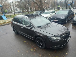 2014 Skoda Superb II Рестайлинг, коричневый, 1485000 рублей, вид 2
