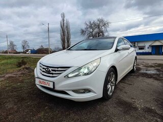 2010 Hyundai Sonata VI (YF), белый, 1180000 рублей, вид 1