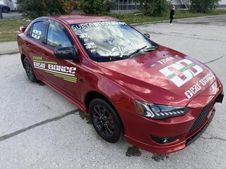 2010 Mitsubishi Lancer X, красный, 1399999 рублей, вид 4