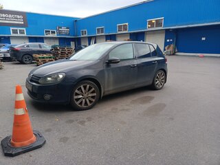 2009 Volkswagen Golf VI, чёрный, 758000 рублей, вид 1