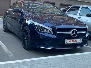 2017 Mercedes-Benz CLA 200 I (C117, X117) Рестайлинг, синий, 2650000 рублей, вид 4