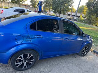 2013 Chevrolet Aveo II, синий, 670000 рублей, вид 5