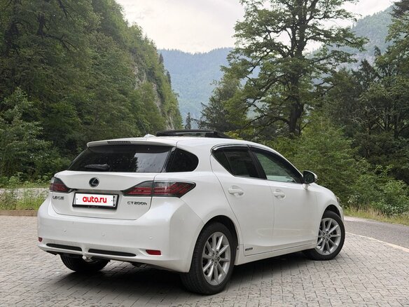 2011 Lexus CT 200h I, белый, 1150000 рублей - вид 3