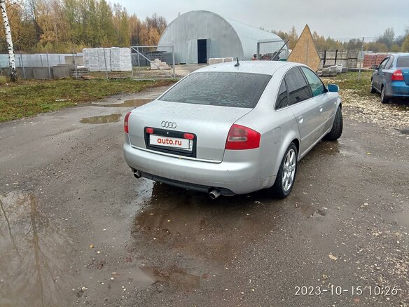 2001 Audi A6 II (C5) Рестайлинг, серебристый - вид 2