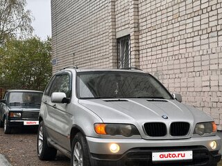 2000 BMW X5 3.0i I (E53), серебристый, 670000 рублей, вид 2