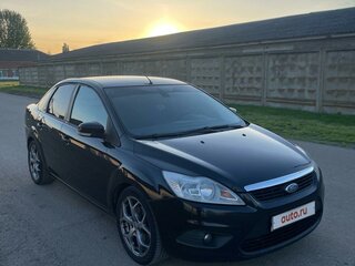 2008 Ford Focus II Рестайлинг, чёрный, 730000 рублей, вид 4