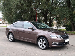 2017 Skoda Octavia III (A7) Рестайлинг, коричневый, 1820000 рублей, вид 5